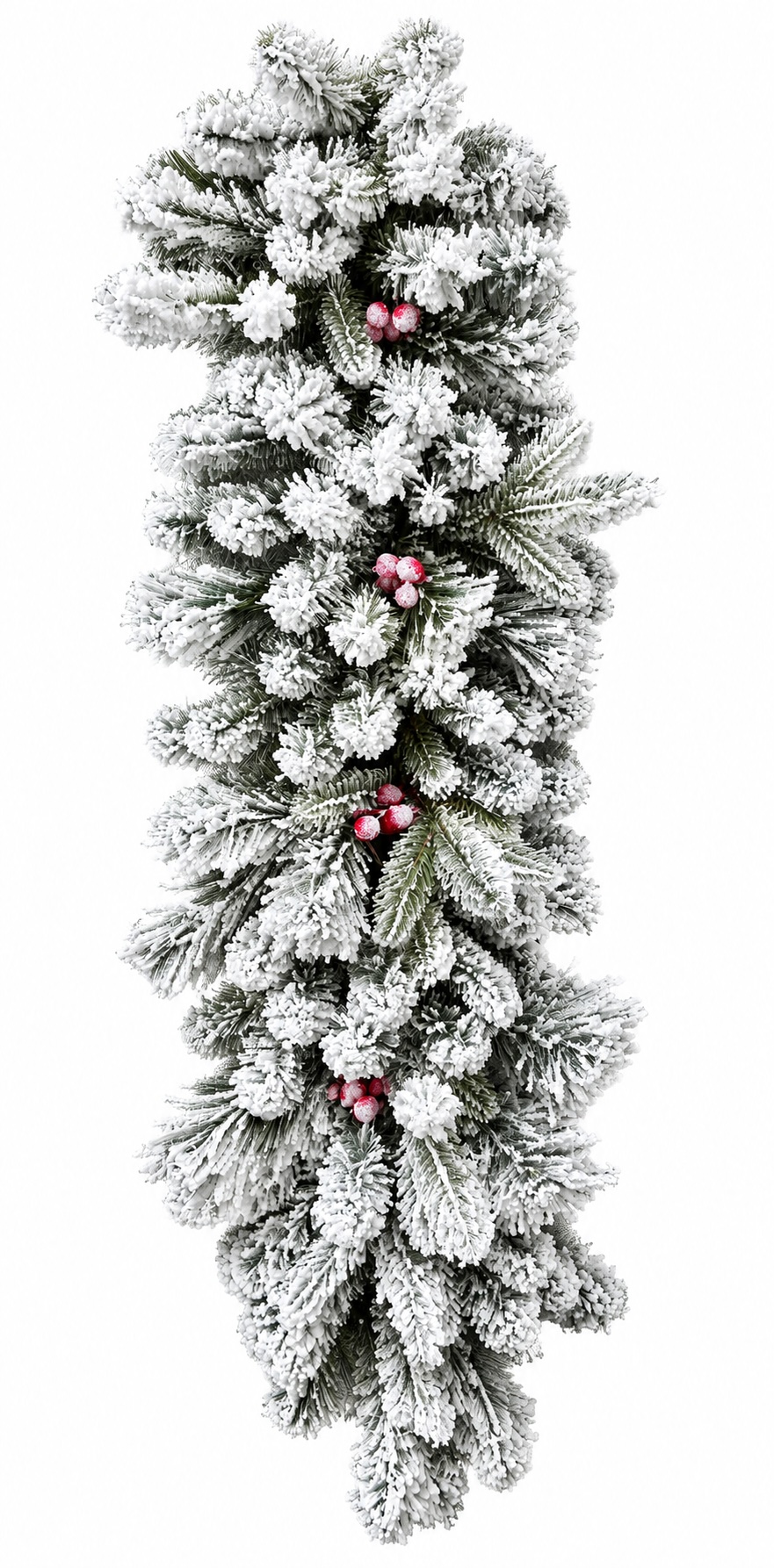 Wianek świąteczny Lilly Śnieżony 60 cm LED – PE + PVC 1 Wianek świąteczny Lilly Śnieżony 60 cm LED – PE + PVC