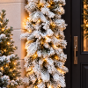 Girlanda świąteczna Bahama Śnieżona 100 cm LED – PE + PVC - obrazek 3