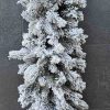 Girlanda świąteczna Bahama Śnieżona 100 cm – PE + PVC - obrazek 2